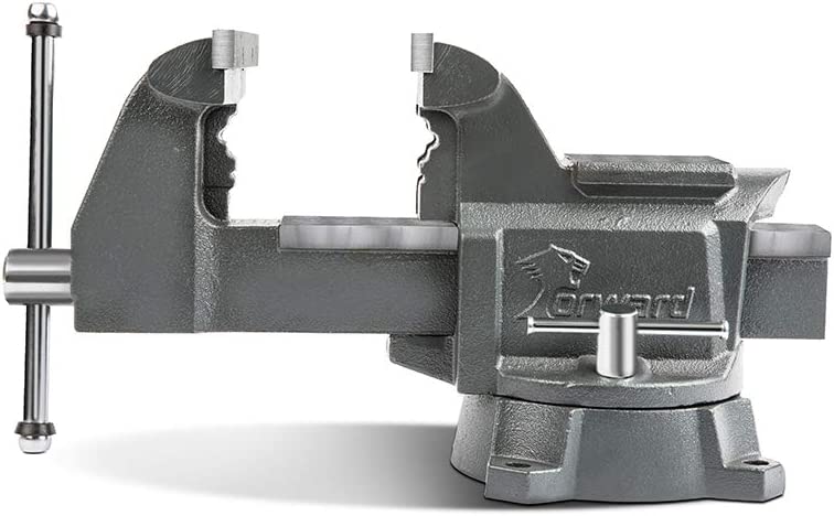 Forward CR80A-8In Bench Vise 190 Degrees Swivel Base Heavy Duty with Anvil (8")