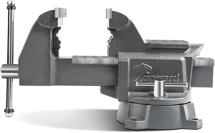 Forward CR40A-4.5In Bench Vise 210 Degrees Swivel Base Heavy Duty with Anvil (4 1/2")