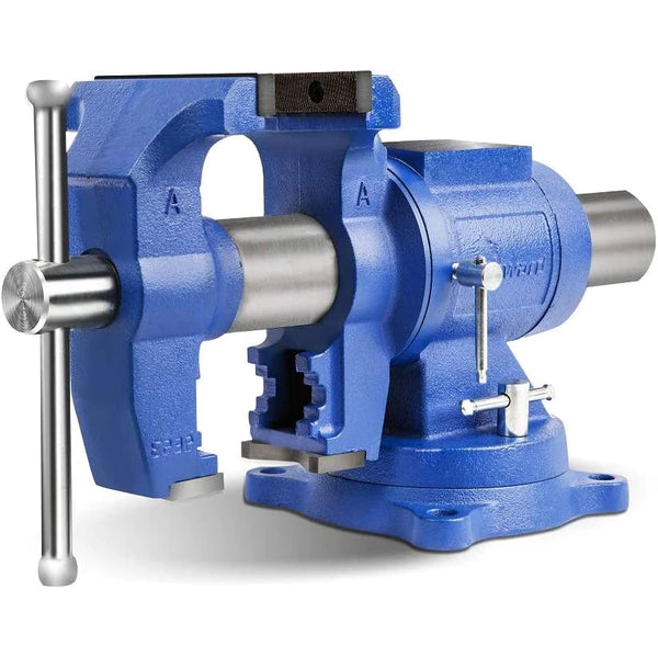 Forward HY-DT150B-6IN Heavy Duty Bench Vise 360-Degree Swivel Base and Head with Anvil (6")