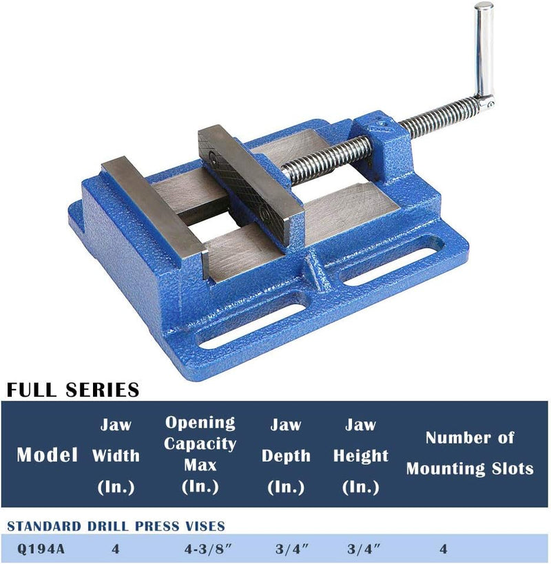 Forward Drill Press Vise 4", Q194A