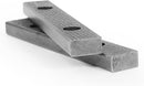 Forward 6.5 Inch Replacement Steel Jaw Plates (1 Pair) and Screws for CR60A Industry Bench Vise