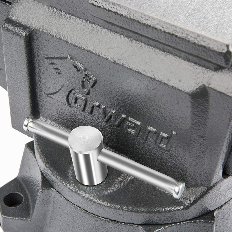 Forward CR50A-5.5In Bench Vise 210 Degrees Swivel Base Heavy Duty with Anvil (5 1/2")