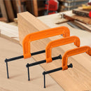 Forward Heavy Duty Ductile Iron C-Clamp - 3 Piece C Clamp Set 3in, 4in, 6in KIT