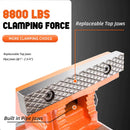 Forward 8-Inch Bench Vise Ductile Iron with Channel Steel and 360-Degree Swivel Base HY-30808-8In (8")