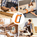 Forward Heavy Duty Ductile Iron C-Clamp - 3 Piece C Clamp Set 3in, 4in, 6in KIT