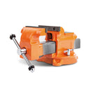 Forward 4-Inch Bench Vise Ductile Iron with Channel Steel and 360-Degree Swivel Base HY-30404-4In (4")