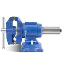 Forward DT08125A 5-Inch Heavy Duty Bench Vise 360-Degree Swivel Base and Head with Anvil (5", Ductile Iron)