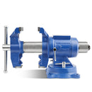 Forward DT08125A 5-Inch Heavy Duty Bench Vise 360-Degree Swivel Base and Head with Anvil (5", Ductile Iron)