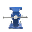 Forward DT08125A 5-Inch Heavy Duty Bench Vise 360-Degree Swivel Base and Head with Anvil (5", Ductile Iron)